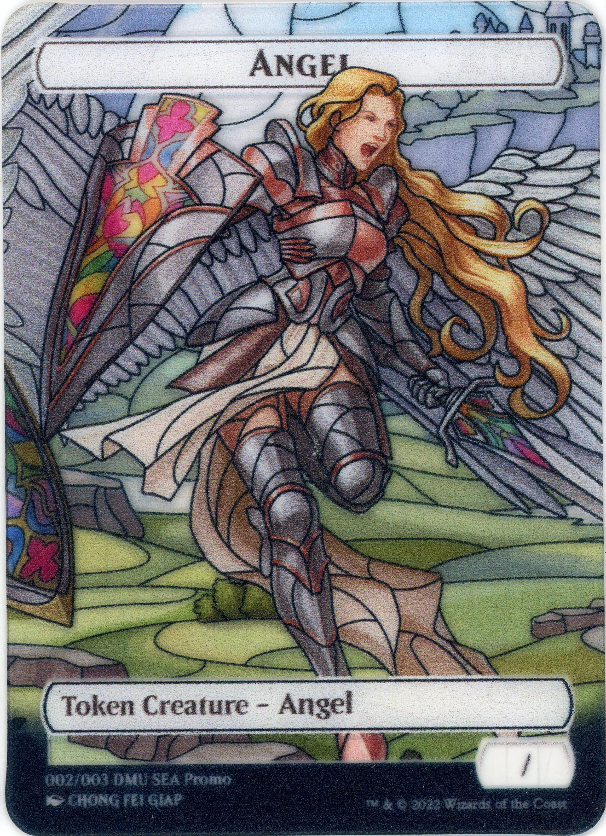 Angel Token (SEA Exclusive) [Dominaria United Tokens] | Mega City Incorporated