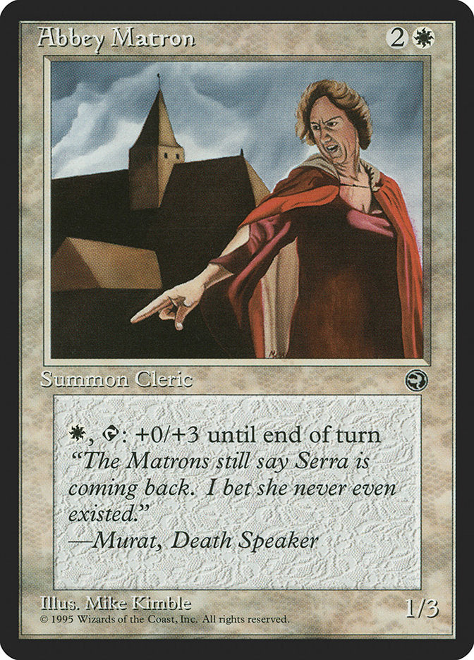 Abbey Matron (Murat Flavor Text) [Homelands] | Mega City Incorporated