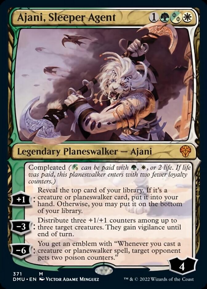 Ajani, Sleeper Agent (Showcase) [Dominaria United] | Mega City Incorporated