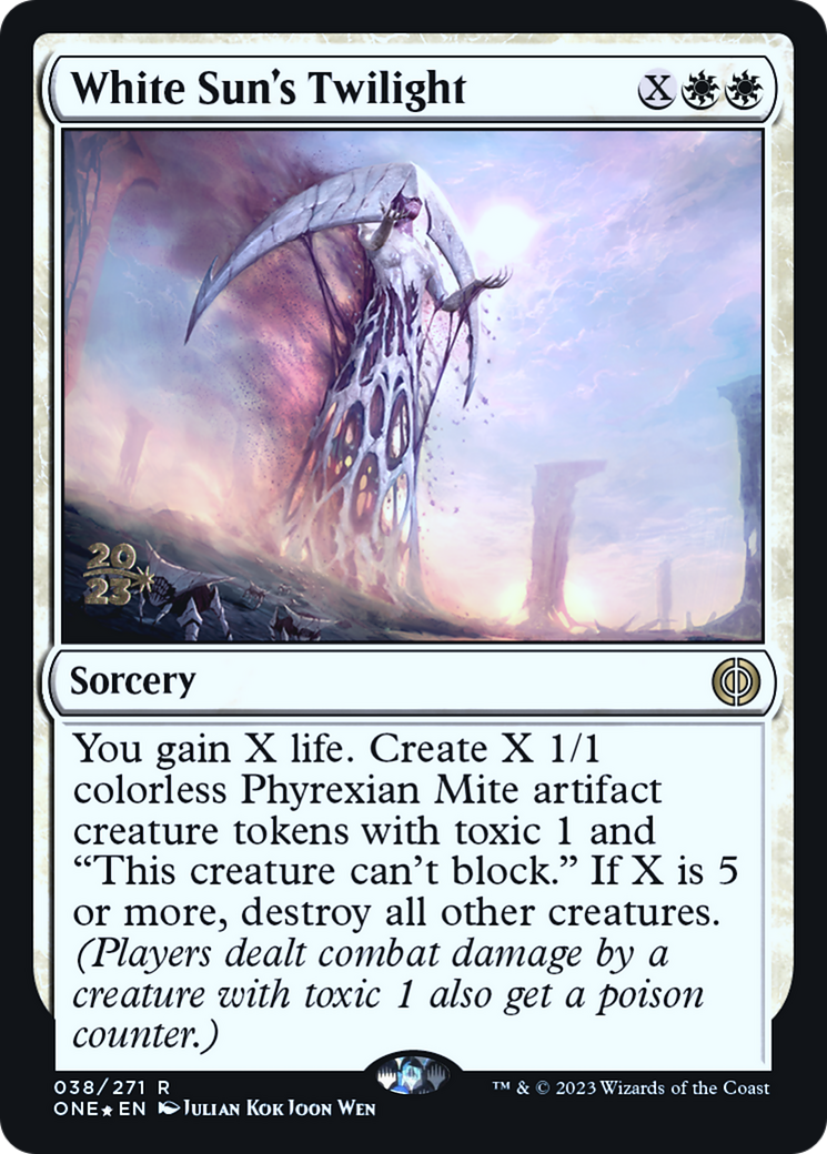 White Sun's Twilight [Phyrexia: All Will Be One Prerelease Promos] | Mega City Incorporated