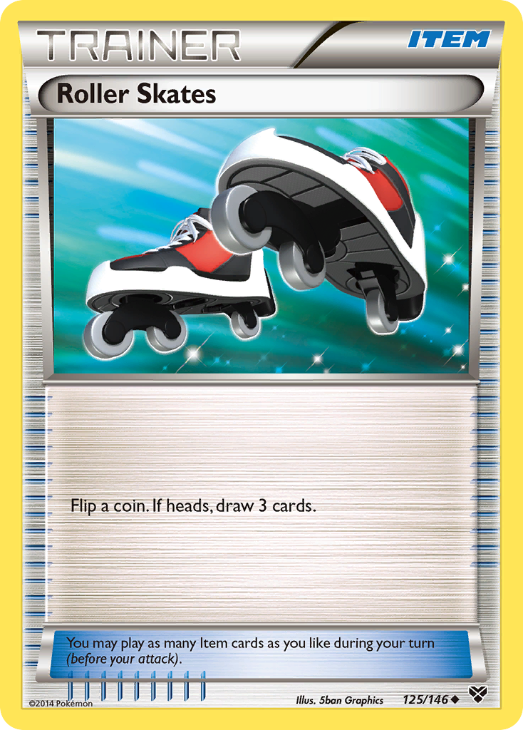 Roller Skates (125/146) [XY: Base Set] | Mega City Incorporated