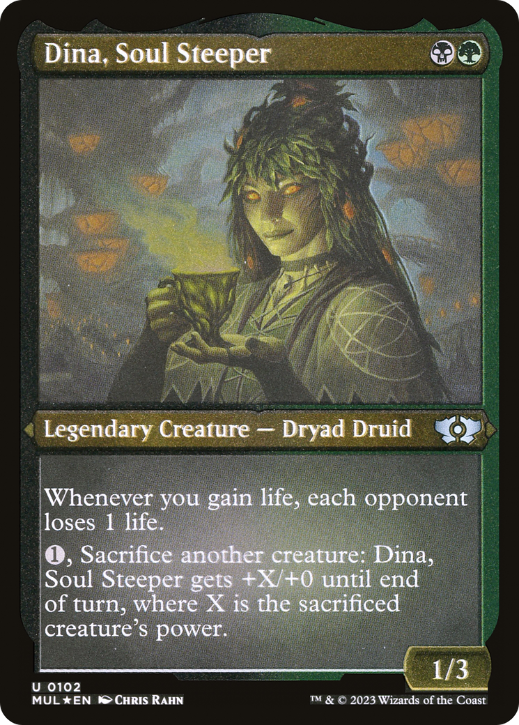 Dina, Soul Steeper (Foil Etched) [Multiverse Legends] | Mega City Incorporated