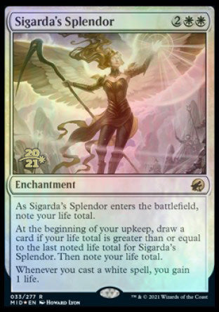 Sigarda's Splendor [Innistrad: Midnight Hunt Prerelease Promos] | Mega City Incorporated