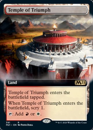 Temple of Triumph (Extended Art) [Core Set 2021] | Mega City Incorporated