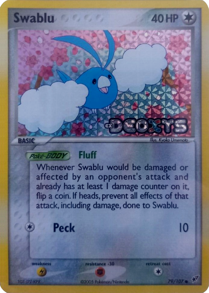 Swablu (79/107) (Stamped) [EX: Deoxys] | Mega City Incorporated