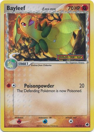 Bayleef (26/101) (Delta Species) (Stamped) [EX: Dragon Frontiers] | Mega City Incorporated