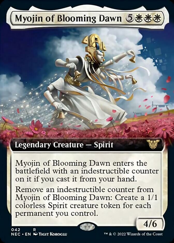 Myojin of Blooming Dawn (Extended) [Kamigawa: Neon Dynasty Commander] | Mega City Incorporated