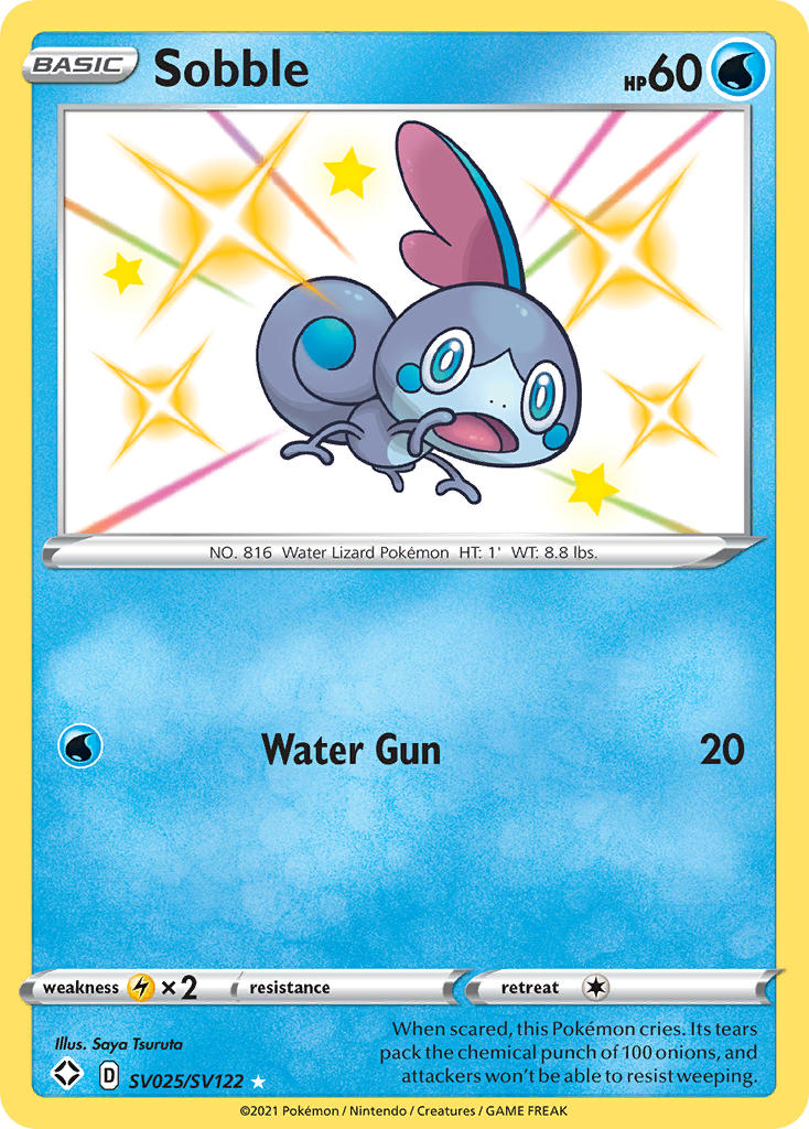 Sobble (SV025/SV122) [Sword & Shield: Shining Fates] | Mega City Incorporated