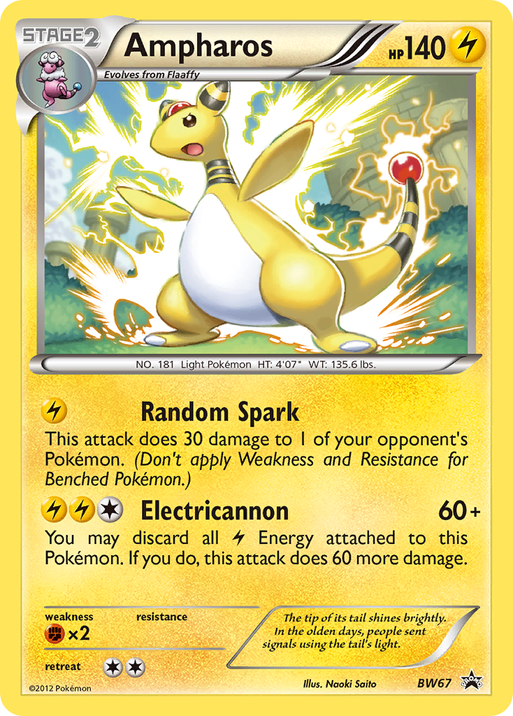 Ampharos (BW67) [Black & White: Black Star Promos] | Mega City Incorporated