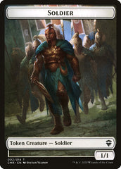 Soldier Token // The Monarch Token [Commander Legends Tokens] | Mega City Incorporated