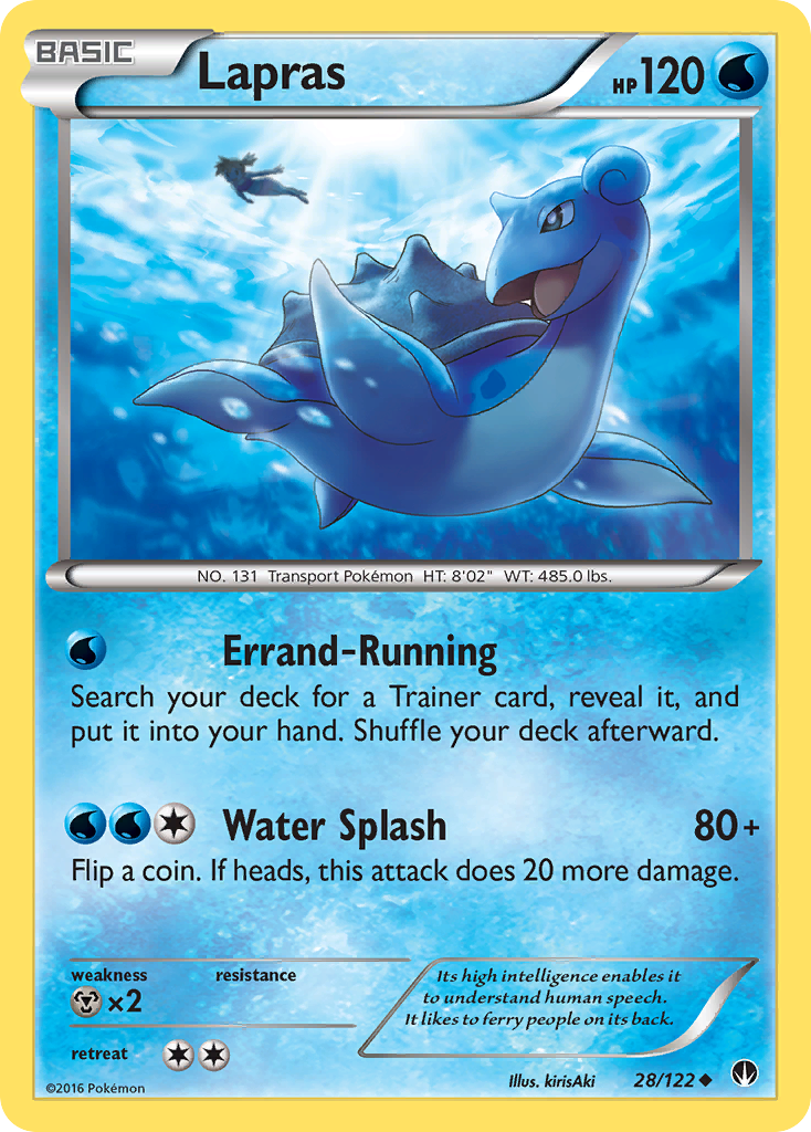 Lapras (28/122) [XY: BREAKpoint] | Mega City Incorporated