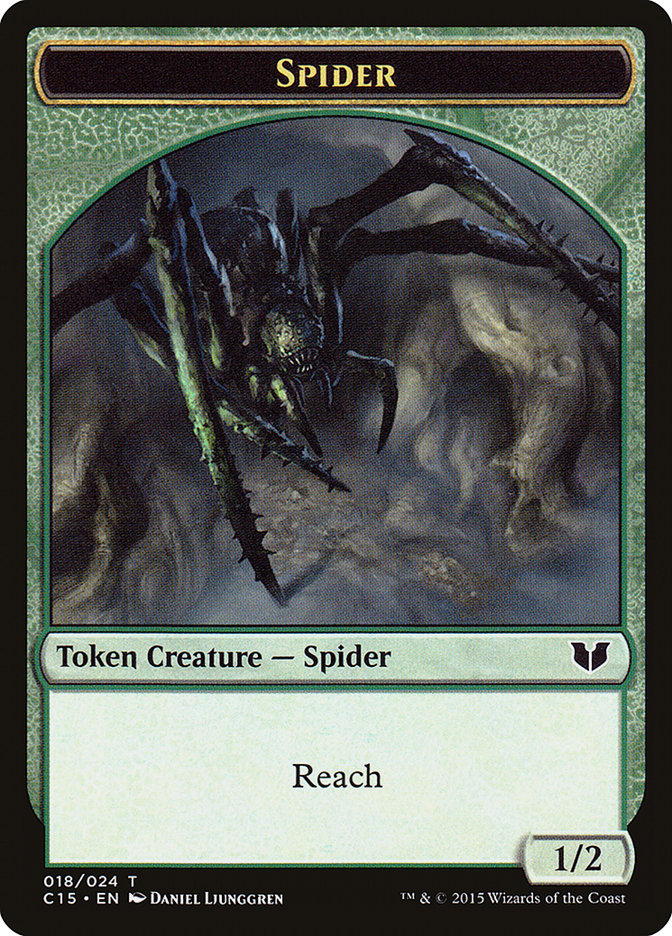 Bear // Spider Double-Sided Token [Commander 2015 Tokens] | Mega City Incorporated