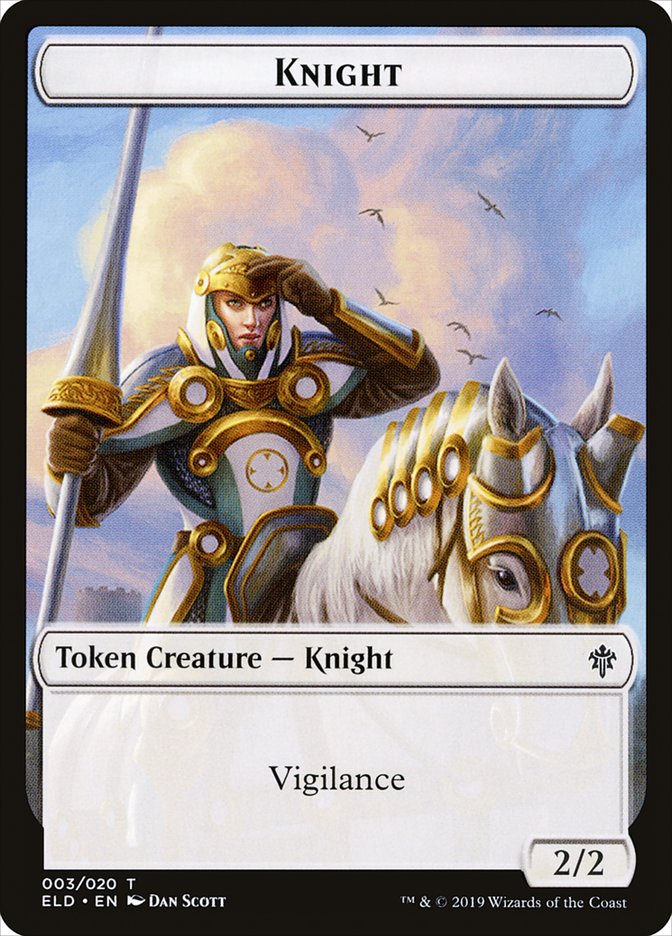 Knight [Throne of Eldraine Tokens] | Mega City Incorporated