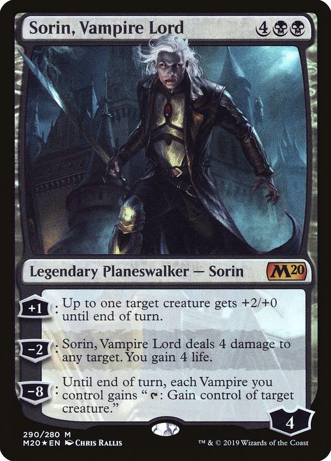 Sorin, Vampire Lord [Core Set 2020] | Mega City Incorporated