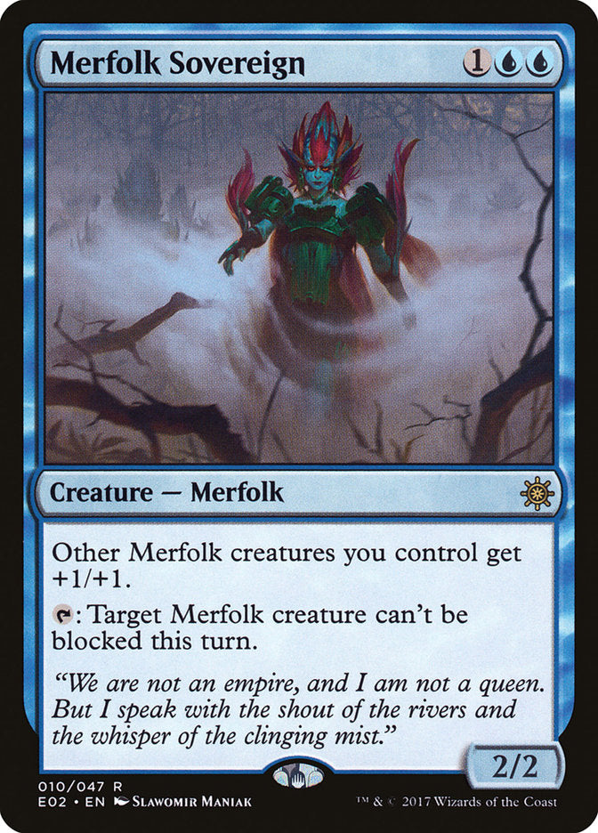 Merfolk Sovereign [Explorers of Ixalan] | Mega City Incorporated