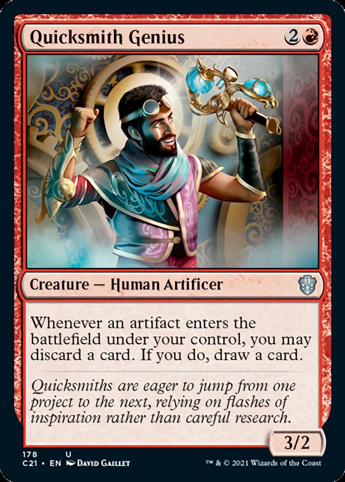 Quicksmith Genius [Commander 2021] | Mega City Incorporated