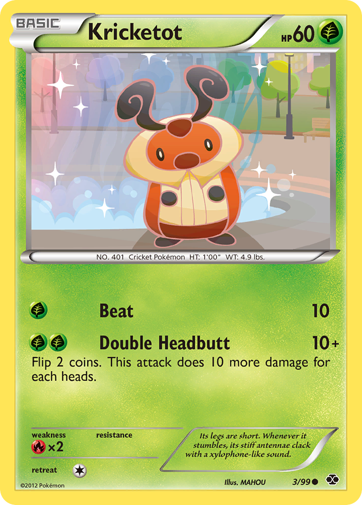 Kricketot (3/99) [Black & White: Next Destinies] | Mega City Incorporated