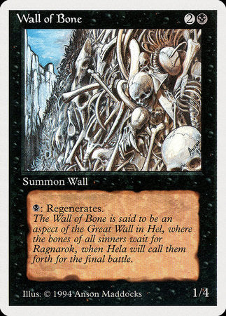 Wall of Bone [Summer Magic / Edgar] | Mega City Incorporated