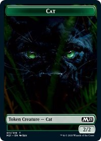 Cat (011) // Soldier Double-sided Token [Core Set 2021 Tokens] | Mega City Incorporated