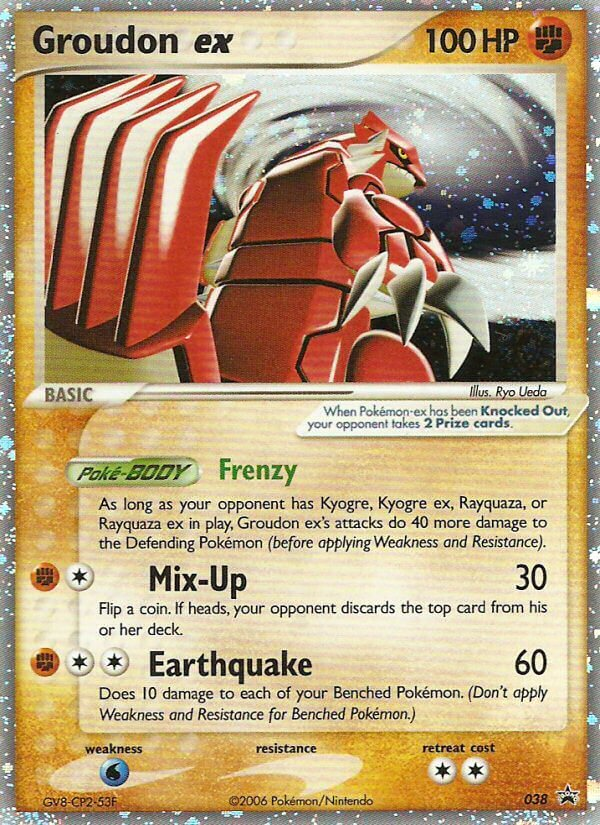 Groudon ex (038) [Nintendo: Black Star Promos] | Mega City Incorporated