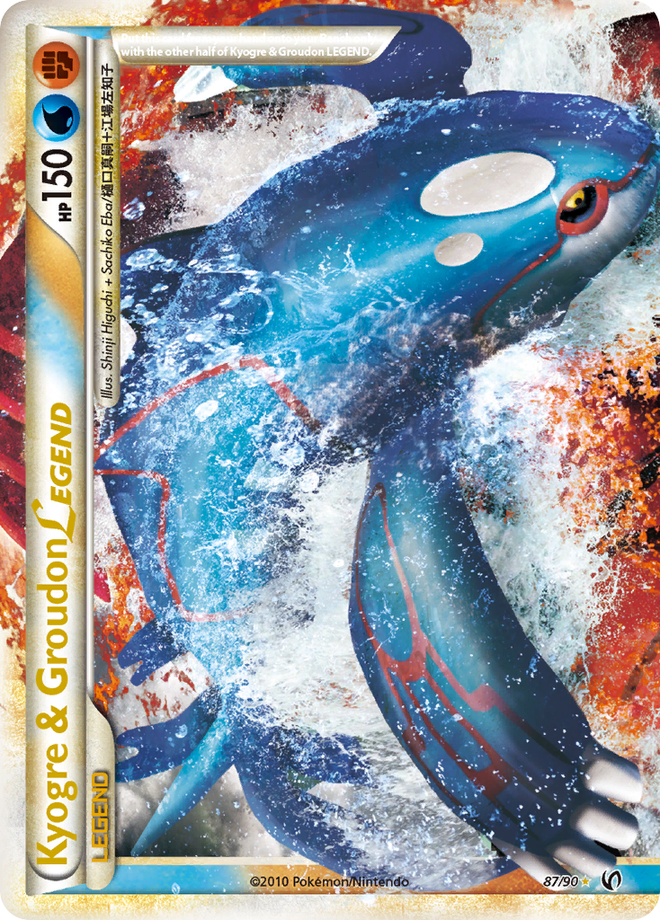 Kyogre & Groudon LEGEND (87/90) [HeartGold & SoulSilver: Undaunted] | Mega City Incorporated