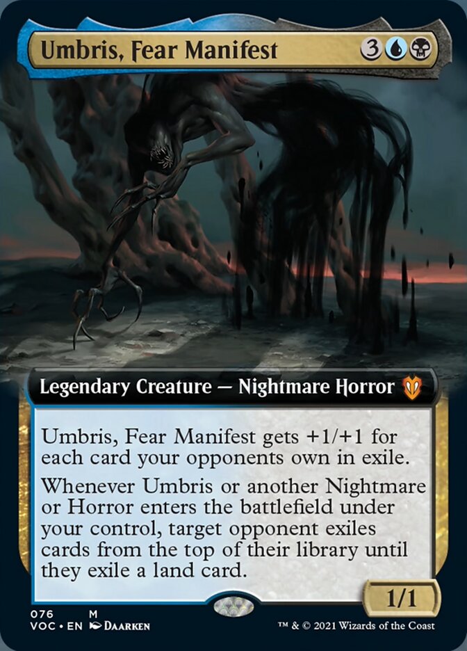 Umbris, Fear Manifest (Extended) [Innistrad: Crimson Vow Commander] | Mega City Incorporated