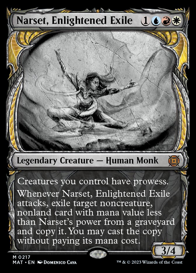 Narset, Enlightened Exile (Showcase Halo Foil) [March of the Machine: The Aftermath] | Mega City Incorporated