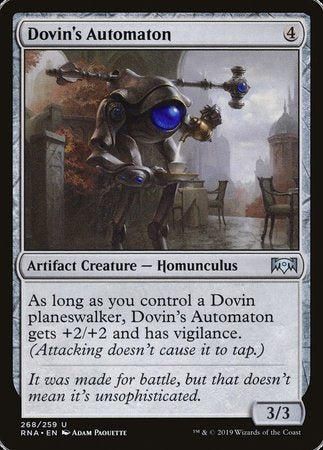Dovin's Automaton [Ravnica Allegiance] | Mega City Incorporated