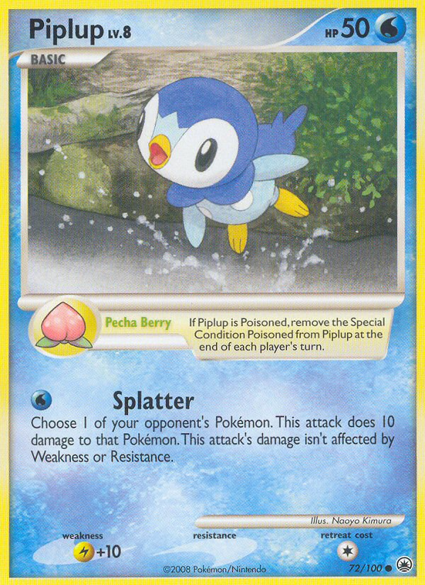 Piplup (72/100) [Diamond & Pearl: Majestic Dawn] | Mega City Incorporated