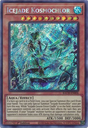 Icejade Kosmochlor [BACH-EN006] Secret Rare | Mega City Incorporated