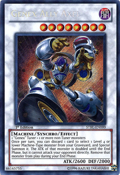 Genex Ally Axel [STBL-EN099] Secret Rare | Mega City Incorporated