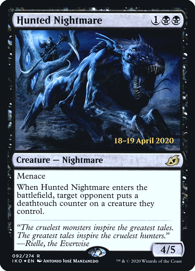 Hunted Nightmare  [Ikoria: Lair of Behemoths Prerelease Promos] | Mega City Incorporated