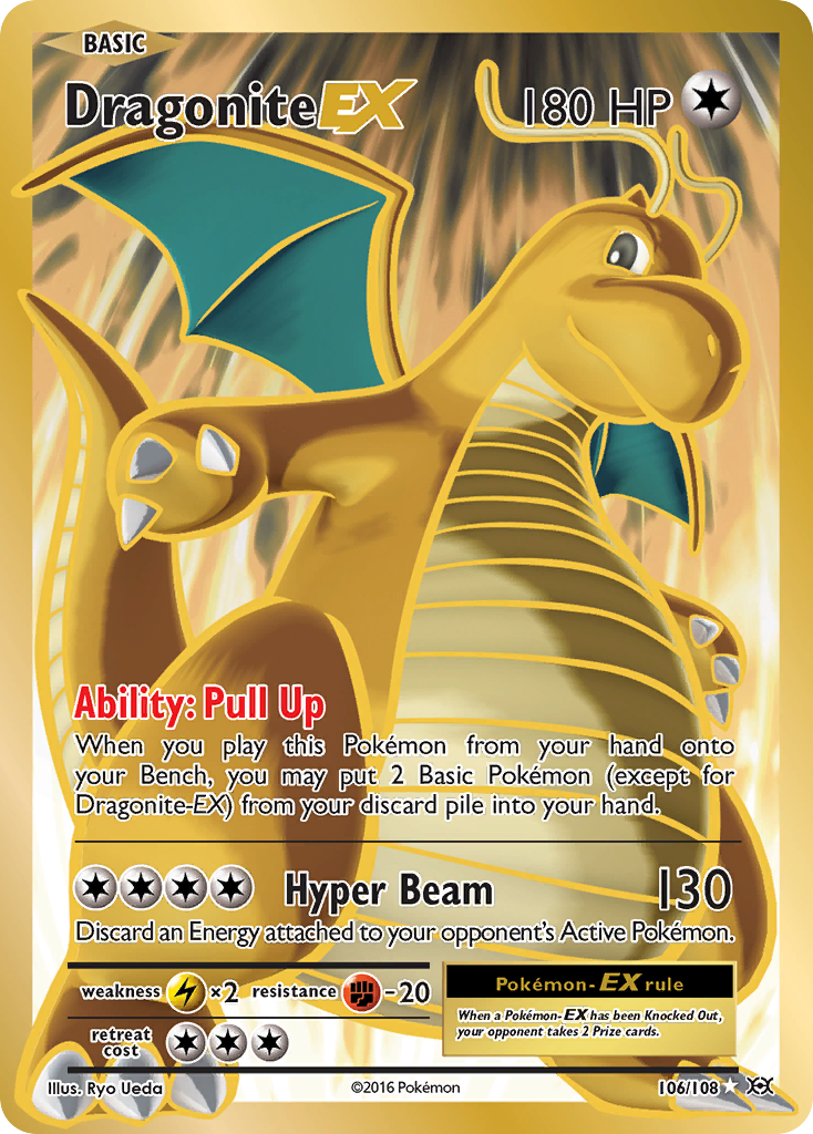 Dragonite EX (106/108) [XY: Evolutions] | Mega City Incorporated