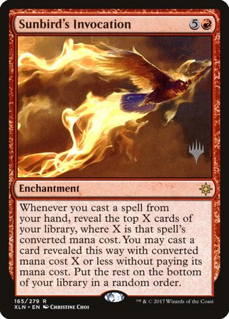 Sunbird's Invocation [Ixalan Promos] | Mega City Incorporated