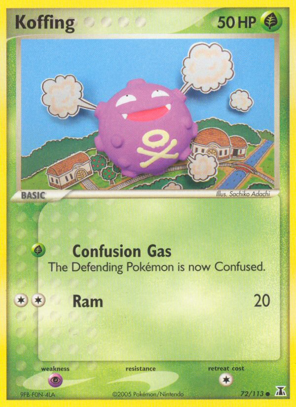 Koffing (72/113) [EX: Delta Species] | Mega City Incorporated