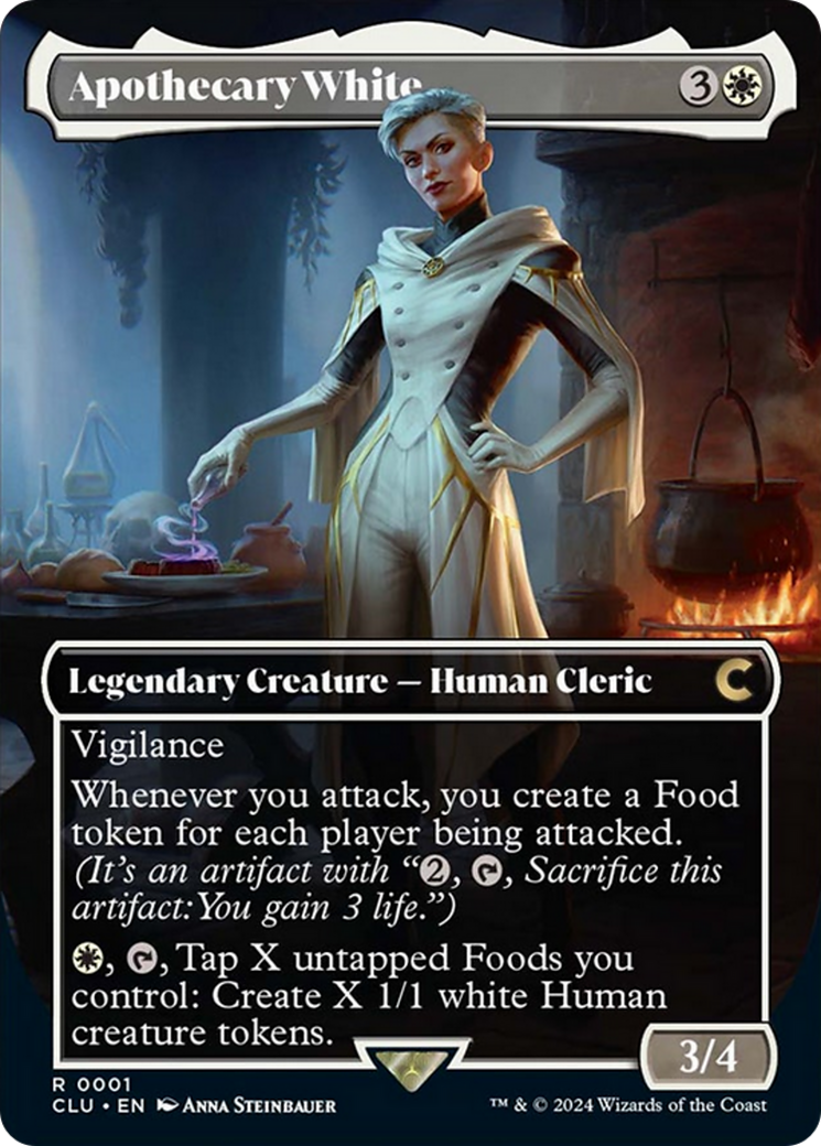 Apothecary White (Borderless) [Ravnica: Clue Edition] | Mega City Incorporated