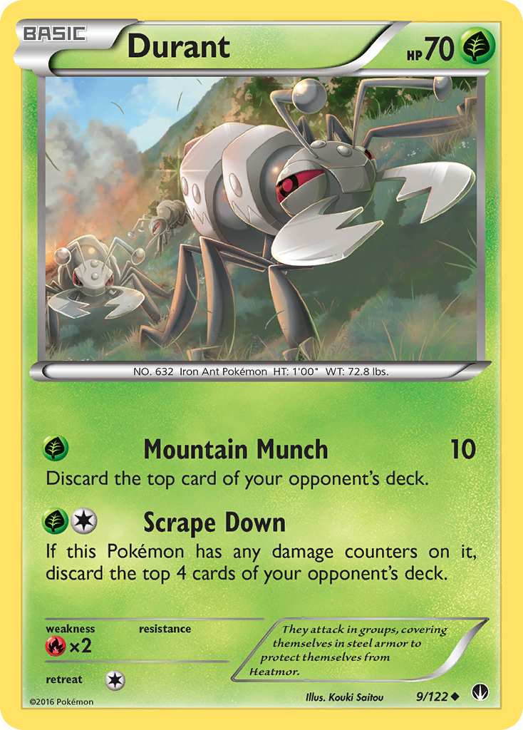 Durant (9/122) [XY: BREAKpoint] | Mega City Incorporated