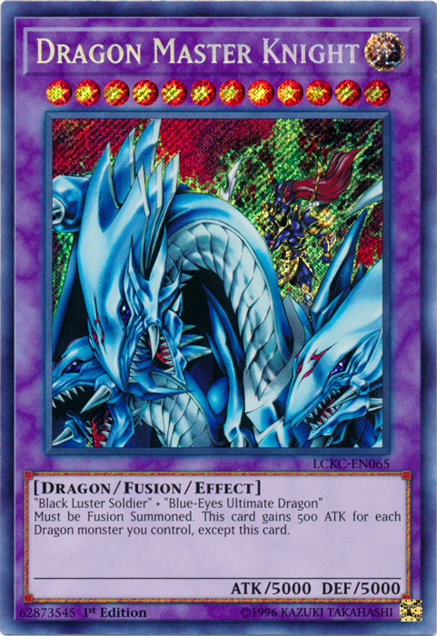 Dragon Master Knight [LCKC-EN065] Secret Rare | Mega City Incorporated