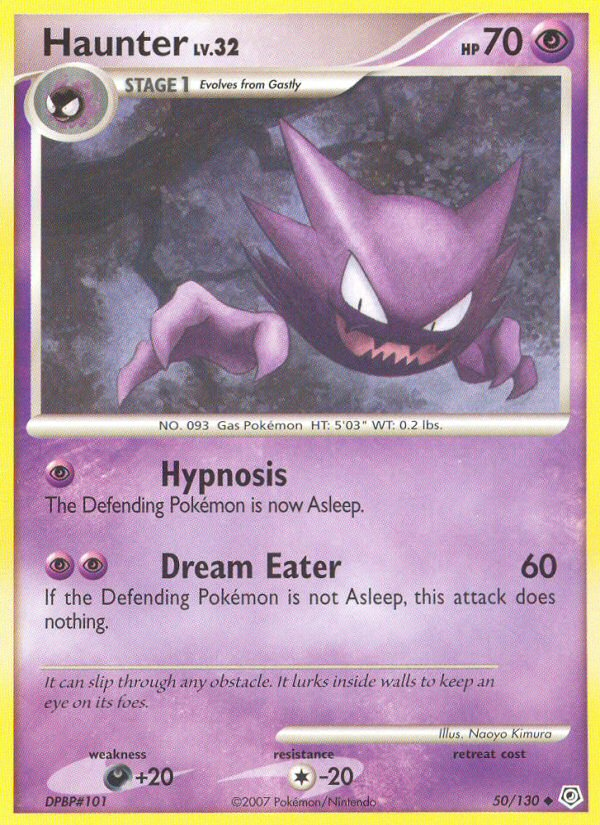 Haunter (50/130) [Diamond & Pearl: Base Set] | Mega City Incorporated