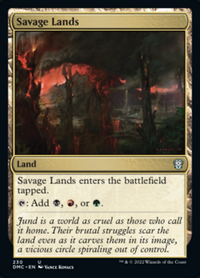 Savage Lands [Dominaria United Commander] | Mega City Incorporated