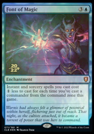 Font of Magic [Commander Legends: Battle for Baldur's Gate Prerelease Promos] | Mega City Incorporated