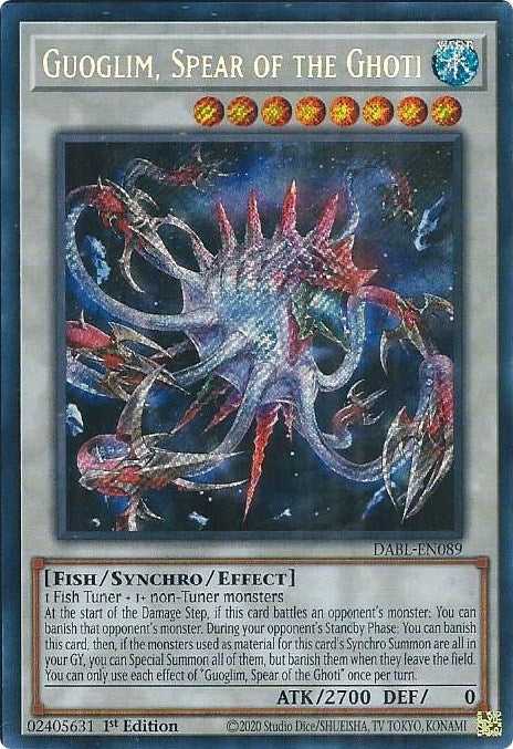 Guoglim, Spear of the Ghoti [DABL-EN089] Secret Rare | Mega City Incorporated