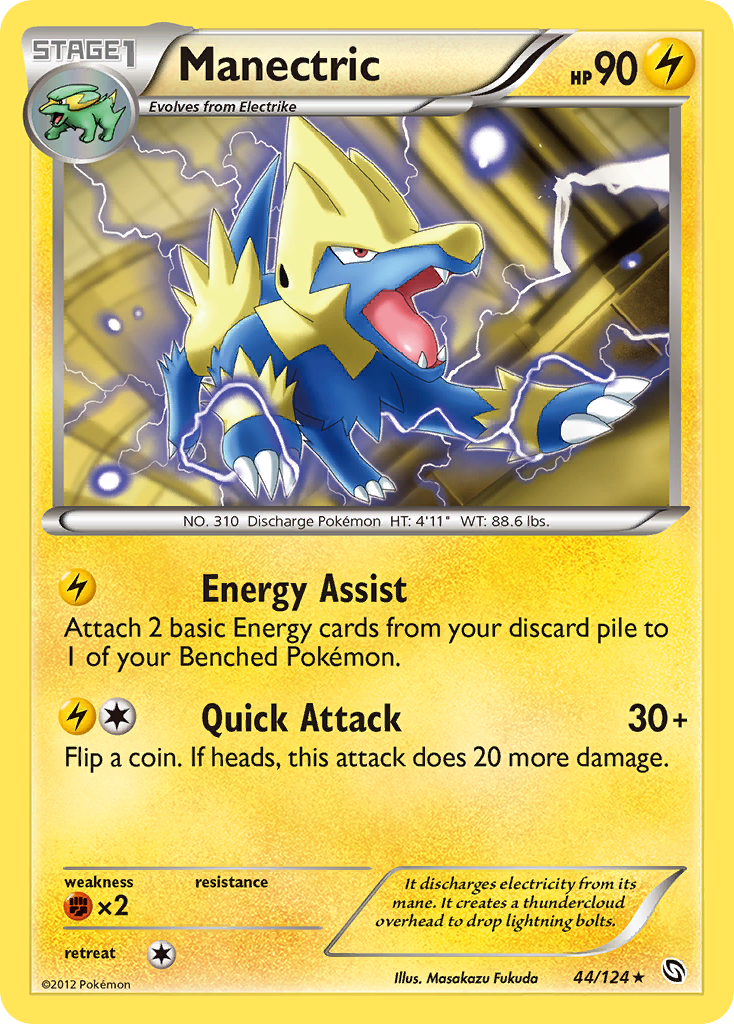 Manectric (44/124) [Black & White: Dragons Exalted] | Mega City Incorporated