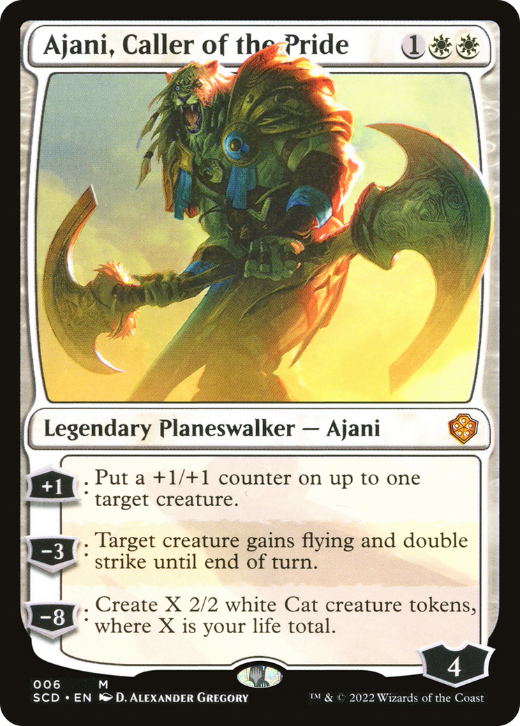 Ajani, Caller of the Pride [Starter Commander Decks] | Mega City Incorporated