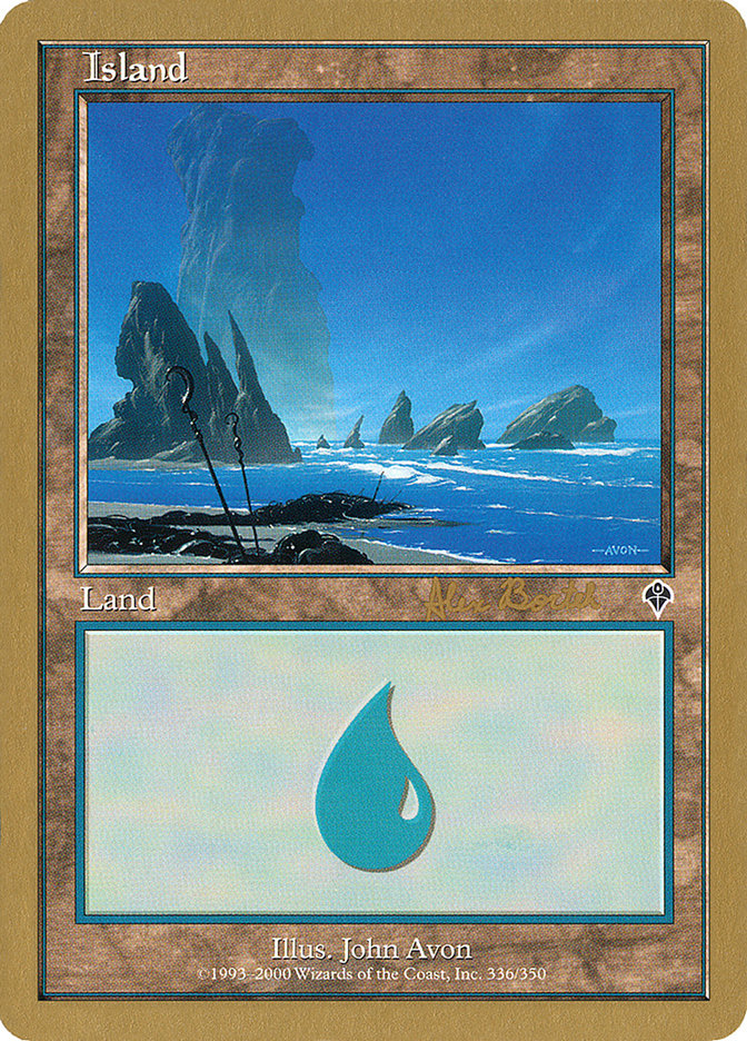 Island (ab336a) (Alex Borteh) [World Championship Decks 2001] | Mega City Incorporated