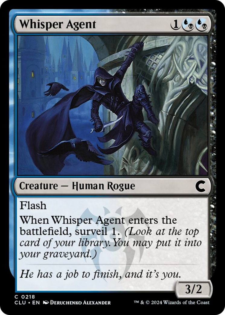 Whisper Agent [Ravnica: Clue Edition] | Mega City Incorporated