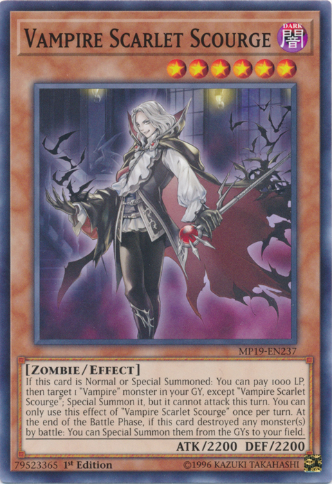 Vampire Scarlet Scourge [MP19-EN237] Common | Mega City Incorporated