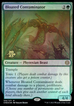 Bloated Contaminator [Phyrexia: All Will Be One Prerelease Promos] | Mega City Incorporated