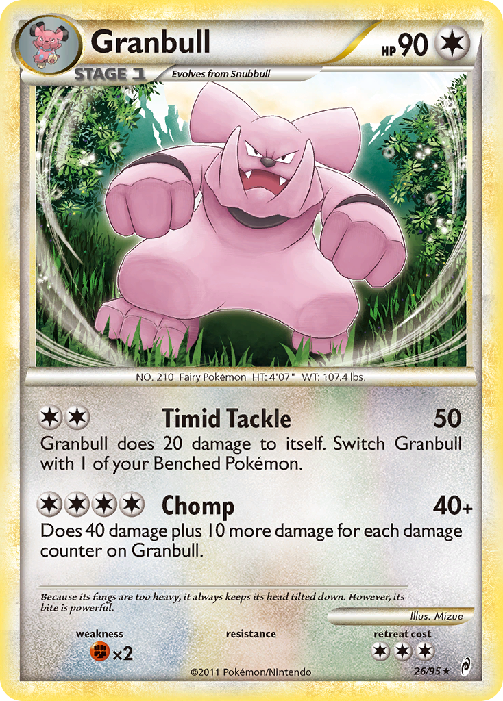 Granbull (26/95) [HeartGold & SoulSilver: Call of Legends] | Mega City Incorporated
