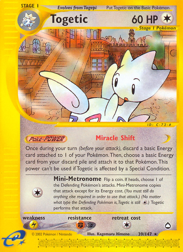 Togetic (39/147) [Aquapolis] | Mega City Incorporated